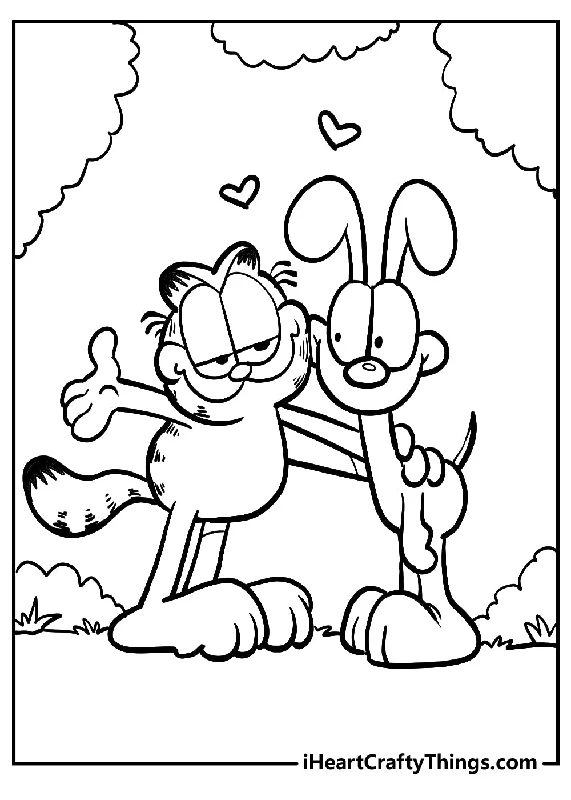 Garfield Coloring Book - 15 pages