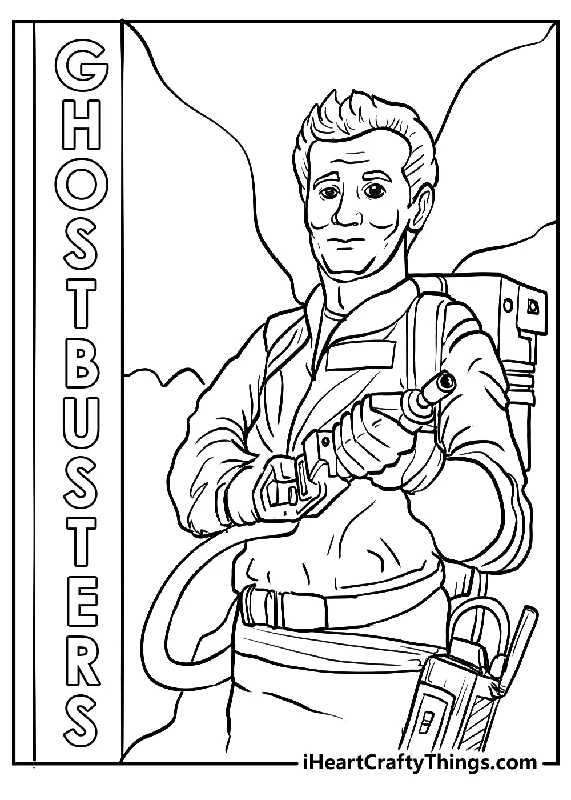 Ghostbusters Coloring Book - 15 pages