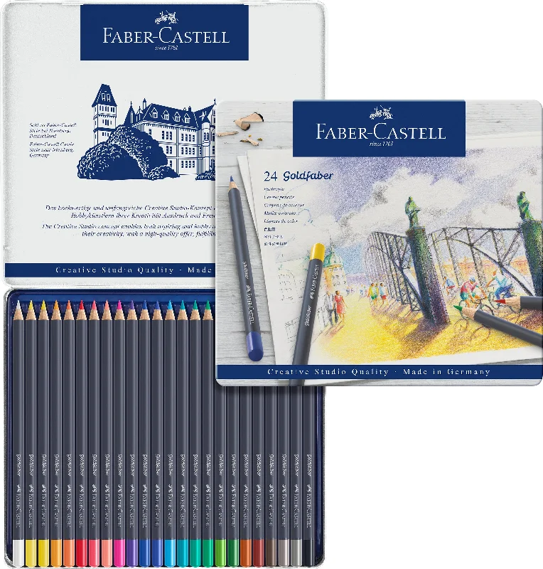 Goldfaber Color Pencils - Tin of 24 - #214724