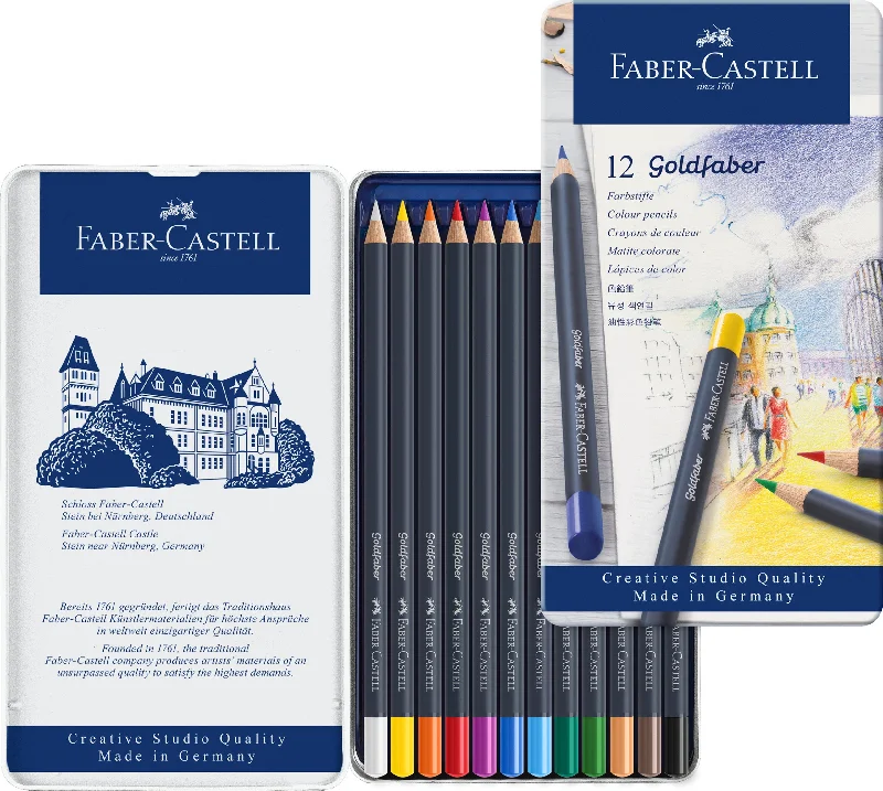 Goldfaber Color Pencils - Tin of 12 - #114712