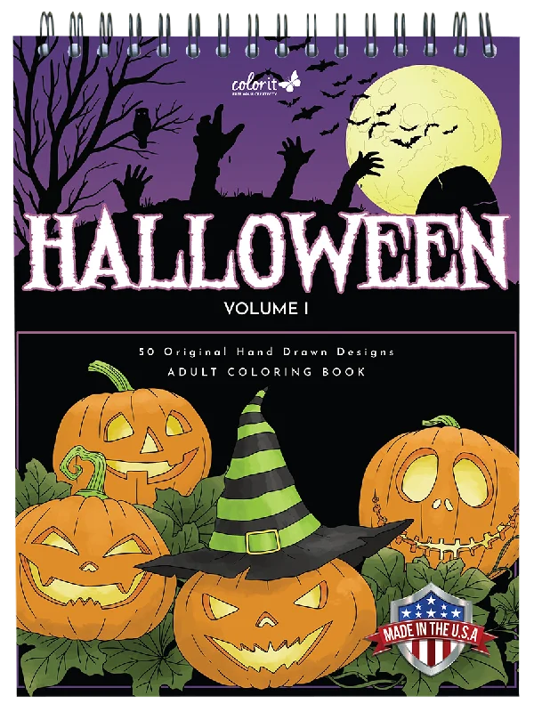 Halloween Coloring Book for Adults by Patrick Bucoy