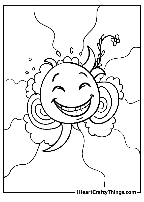 Happy Coloring Book - 20 pages