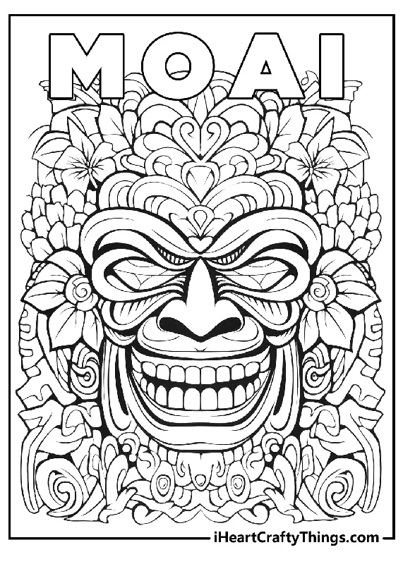 Hawaii Coloring Book - 15 pages