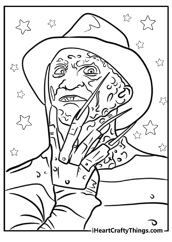 Horror Coloring Book - 25 pages