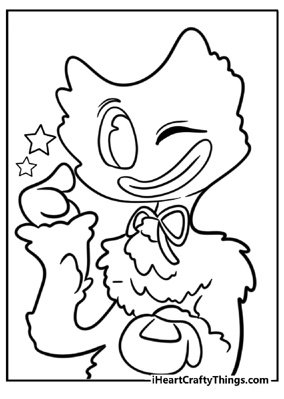 Huggy Wuggy Coloring Book - 25 pages