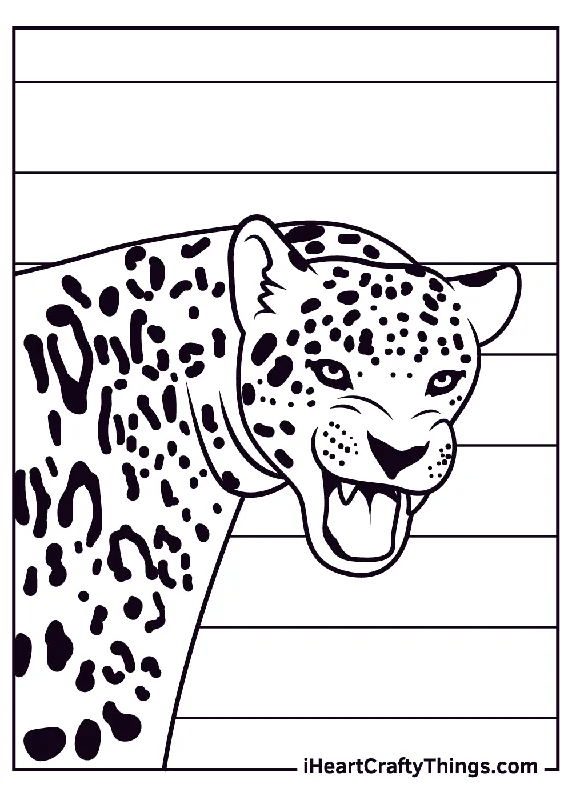 Jaguar Coloring Book - 15 pages