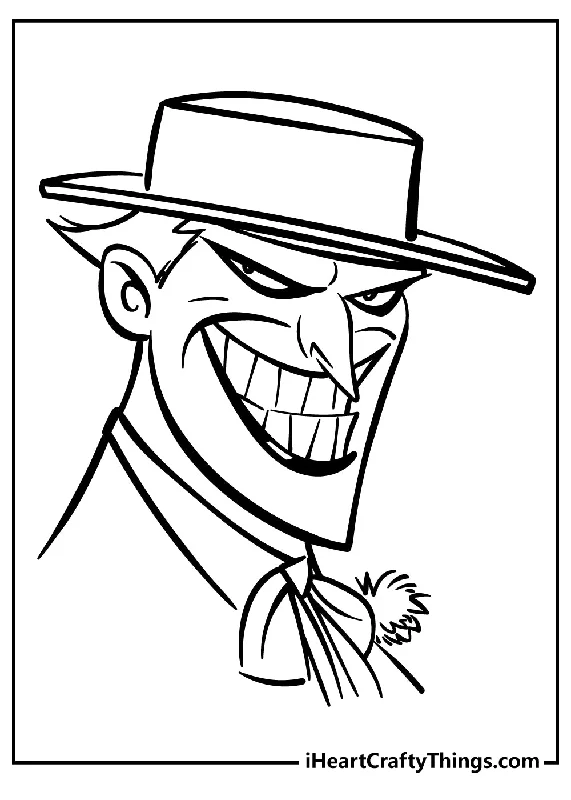 Joker Coloring Book - 20 pages