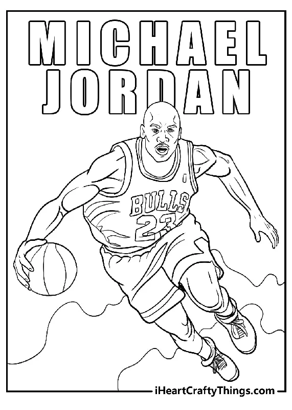 Jordan Coloring Book - 15 pages