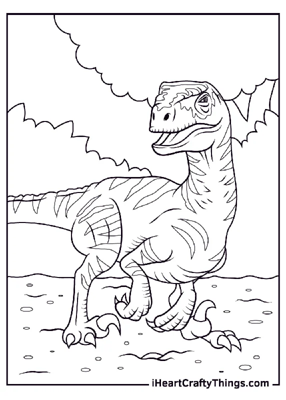 Jurassic Park Coloring Book - 15 pages