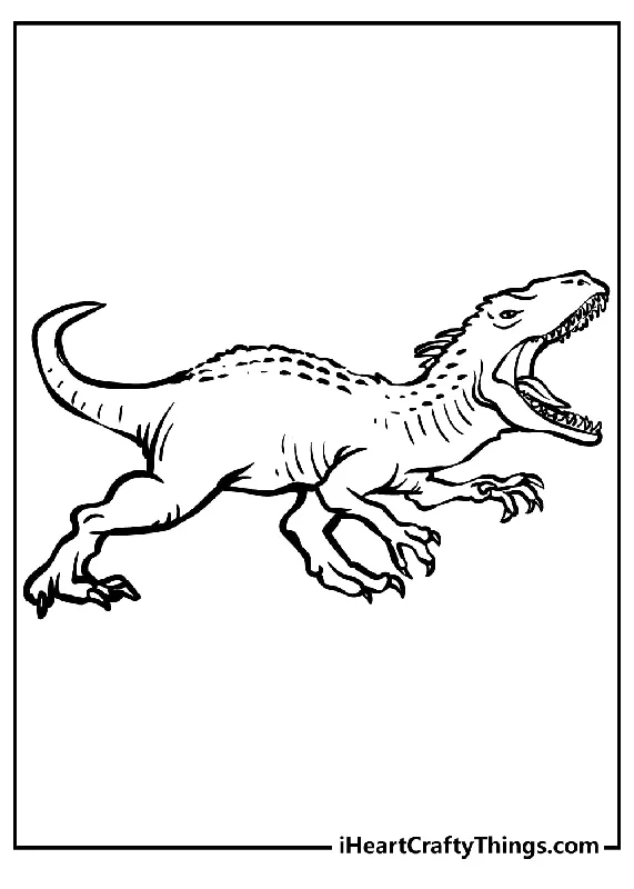 Jurassic World Coloring Book - 20 pages