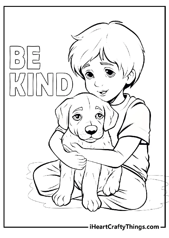 Kindness Coloring Book - 15 pages