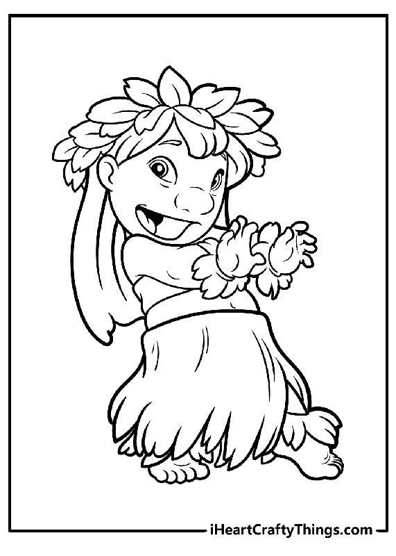 Lilo & Stitch Coloring Book - 30 pages