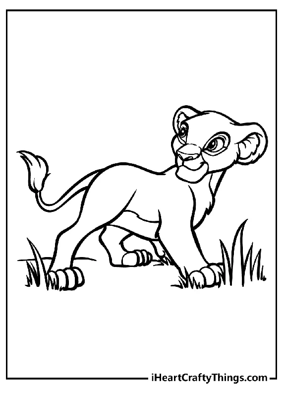 Lion King Coloring Book - 20 pages