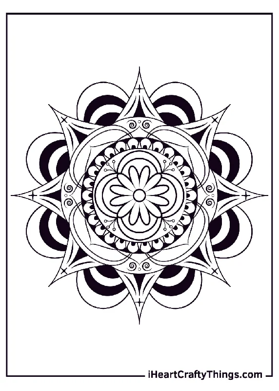 Mandala Coloring Book - 15 pages