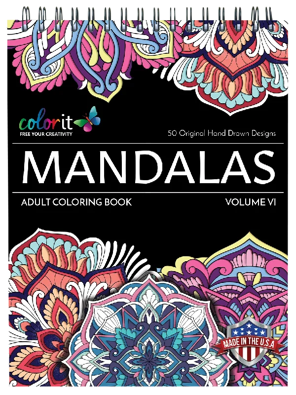 ColorIt Mandalas To Color, Volume VI Coloring Book for Adults by Terbit Basuki