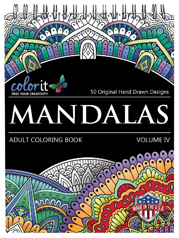 ColorIt Mandalas To Color, Volume IV Coloring Book for Adults by Terbit Basuki