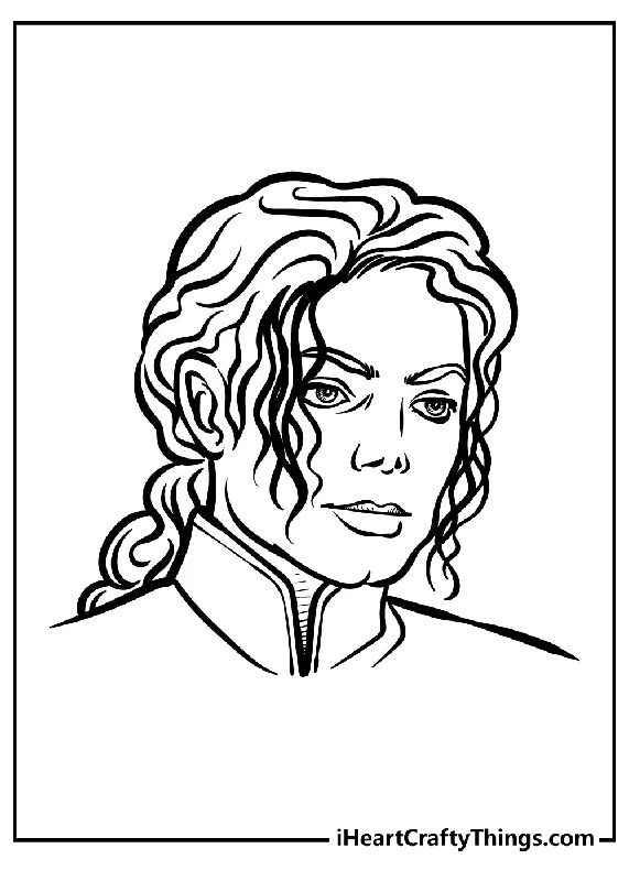 Michael Jackson Coloring Book - 15 pages