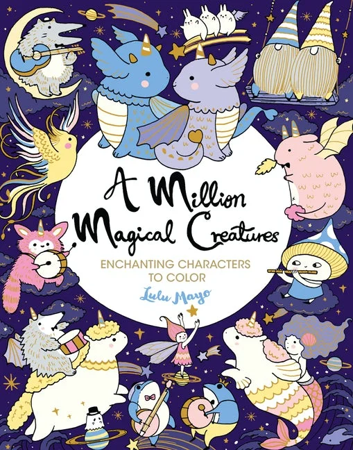 Million Magical Creatures Coloring Book