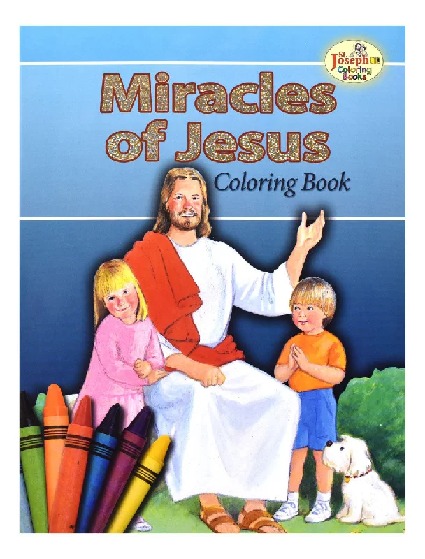 Miracles Of Jesus Coloring Book