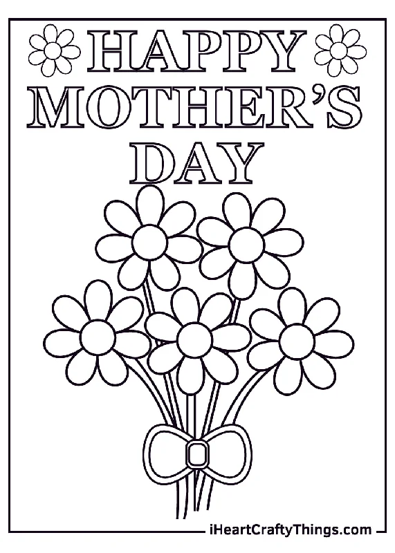 Mother’s Day Coloring Book - 25 pages