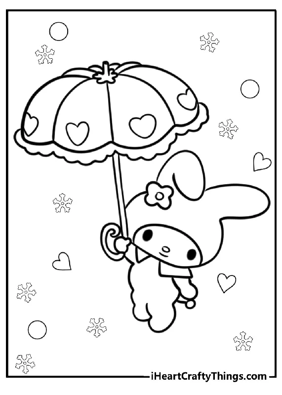 My Melody Coloring Book - 25 pages