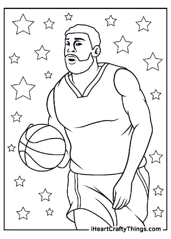 NBA Coloring Book - 15 pages