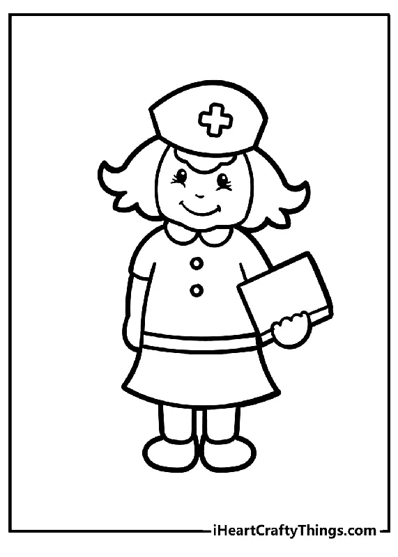 Nurse Coloring Book - 15 pages