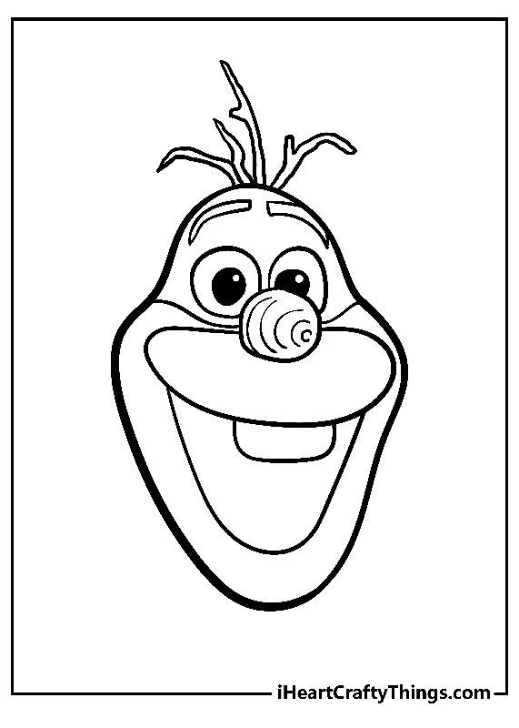 Olaf Coloring Book - 20 pages