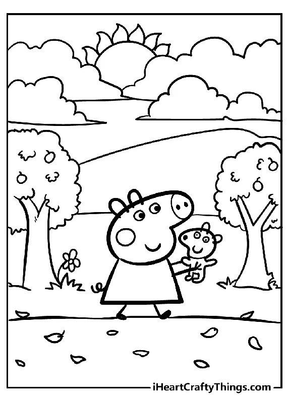 Peppa Pig Coloring Book - 54 pages