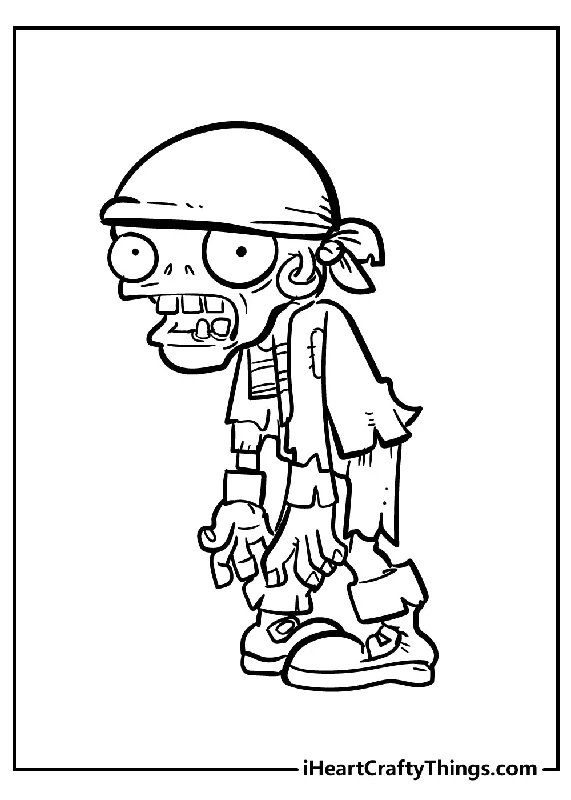 Plants Vs. Zombies Coloring Book - 15 pages