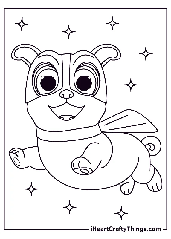 Puppy Dog Pals Coloring Book - 15 pages