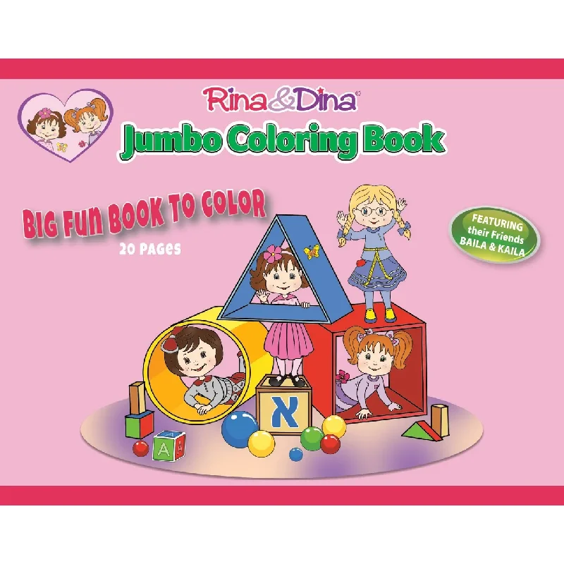 Rina and Dina Jumbo Coloring Book