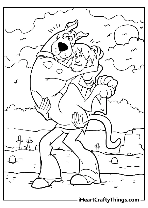 Scooby Doo Coloring Book - 25 pages