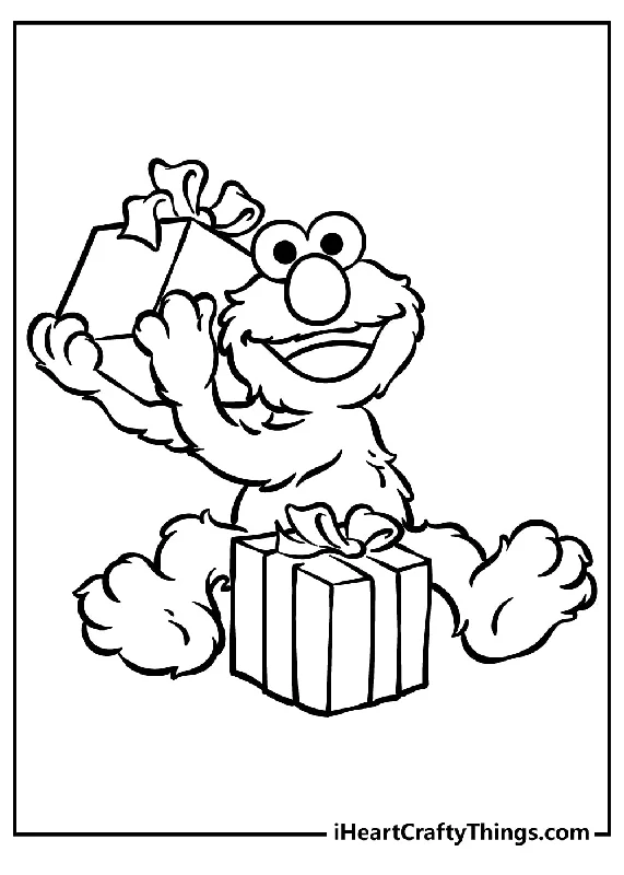 Sesame Street Coloring Book - 20 pages