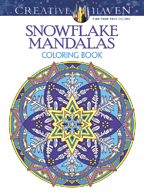 Snowflake Mandalas Coloring Book Creative Haven