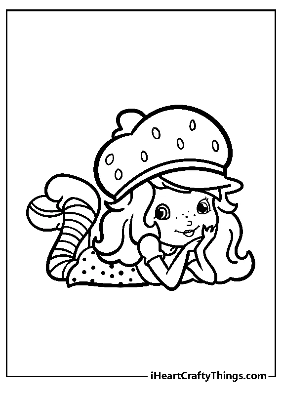 Strawberry Shortcake Coloring Book - 30 pages