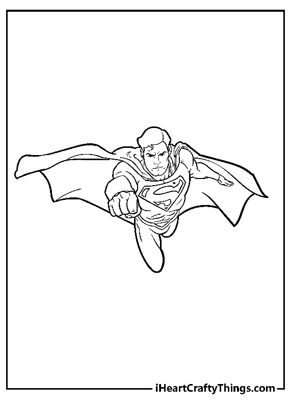 Superman Coloring Book - 20 pages