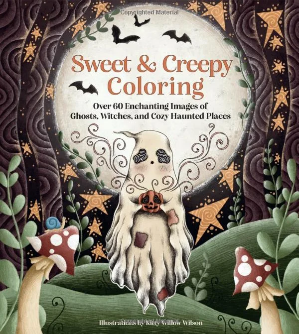 Sweet & Creepy Coloring Book