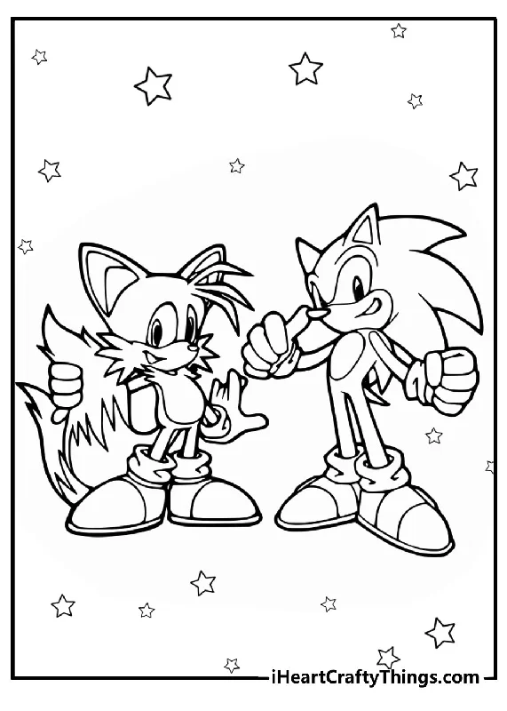 Tails Coloring Book - 22 pages