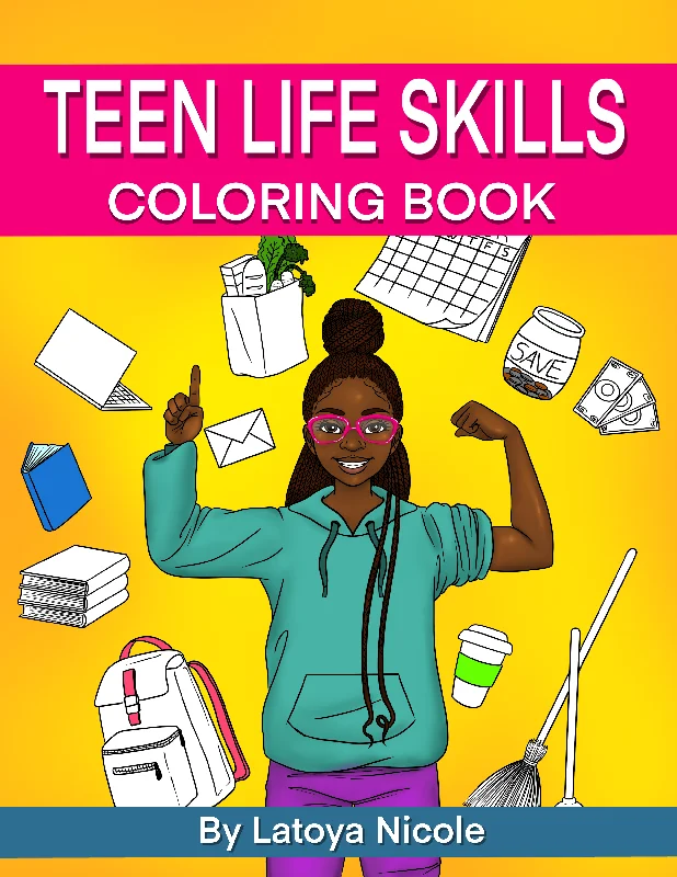 Teen Life Skills Coloring Book