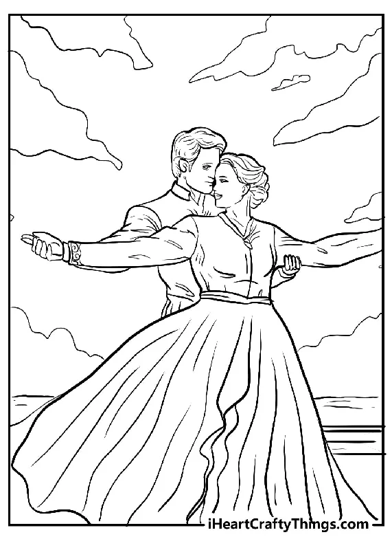 Titanic Coloring Book - 15 pages