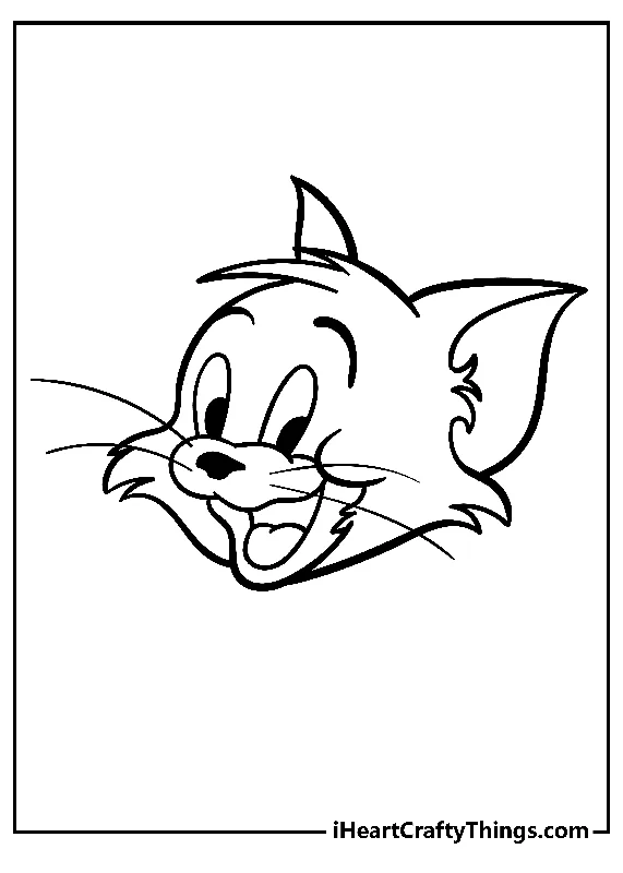 Tom And Jerry Coloring Book - 20 pages