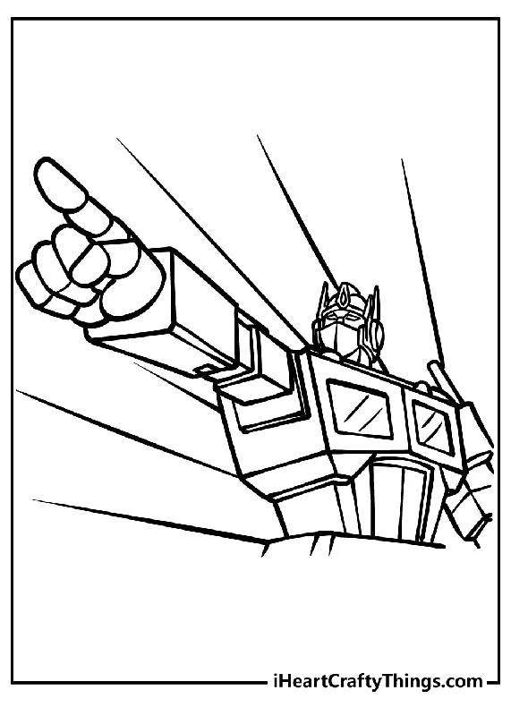 Transformers Coloring Book - 20 pages