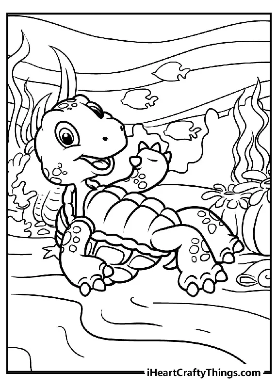 Turtle Coloring Book - 31 pages