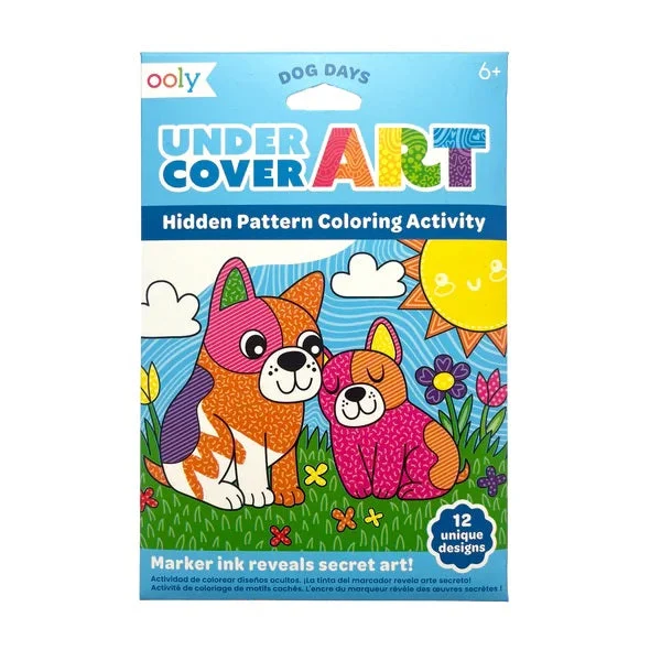 Undercover Art Dog Days Coloring Activity