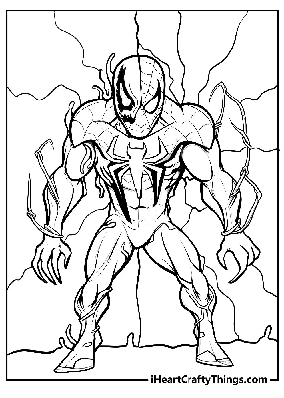 Venom Coloring Book - 15 pages