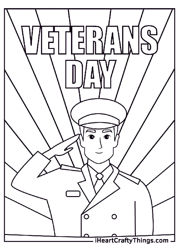 Veteran’s Day Coloring Book - 15 pages