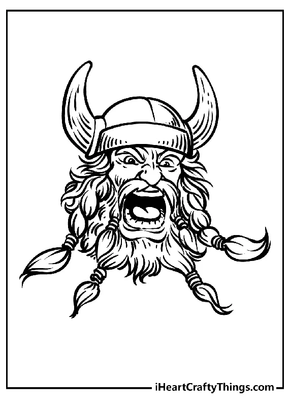 Viking Coloring Book - 15 pages