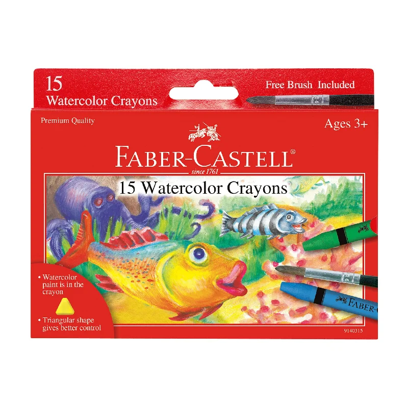 15 Watercolor Crayons - #9140315