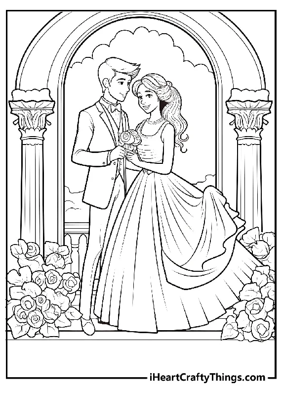 Wedding Coloring Book - 15 pages